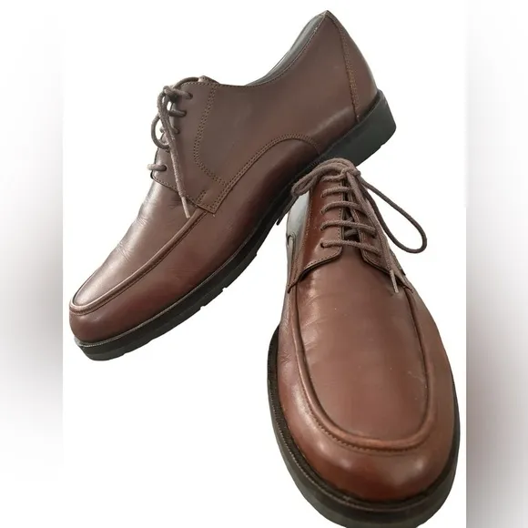 MEPHISTO Men's Brown Leather Loafer Walking Dress Shoes Size 8.5 Like New!