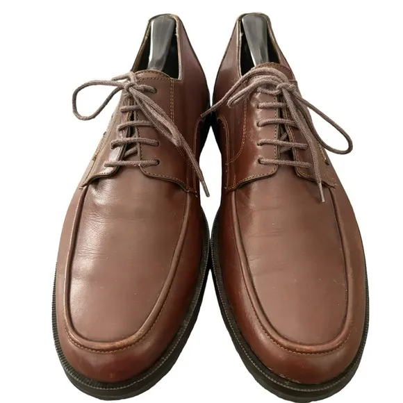 MEPHISTO Men's Brown Leather Loafer Walking Dress Shoes Size 8.5 Like New!
