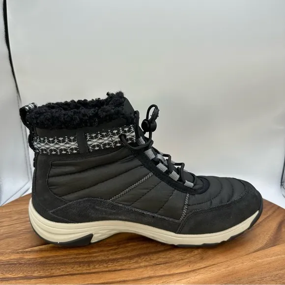 Merrell Approach Sport Mid Polar Waterproof Boots Black Gray Outdoor Women's 9.5