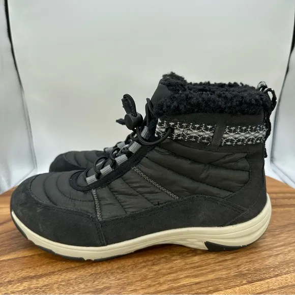 Merrell Approach Sport Mid Polar Waterproof Boots Black Gray Outdoor Women's 9.5