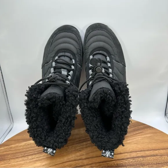 Merrell Approach Sport Mid Polar Waterproof Boots Black Gray Outdoor Women's 9.5