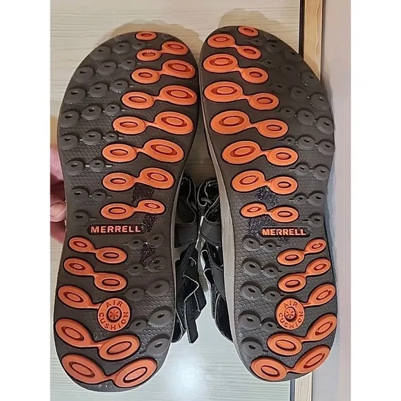MERRELL Boulder Burnt Orange Men's Gray Sandals Size 11