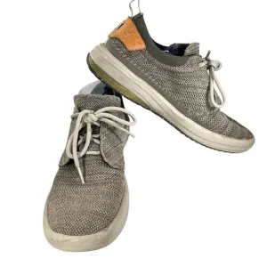 Merrell Gridway Moccasin Shoes Boulder Knit Vibram Sole Tan Brown Mens Size 8