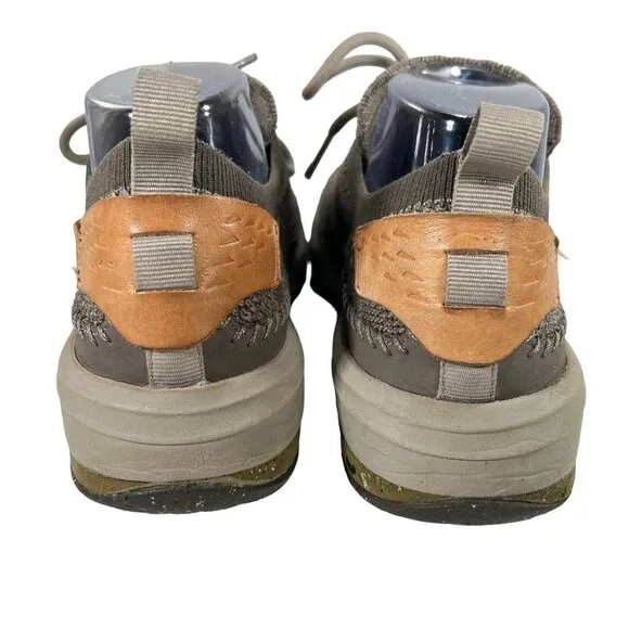 Merrell Gridway Moccasin Shoes Boulder Knit Vibram Sole Tan Brown Mens Size 8