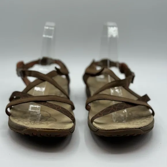 Merrell Jacardia Women's Brown Leather Sandals Size 10