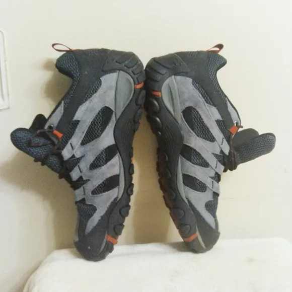 Merrell Men's Gray and Black Hiking Shoes J84279W Size 11 W