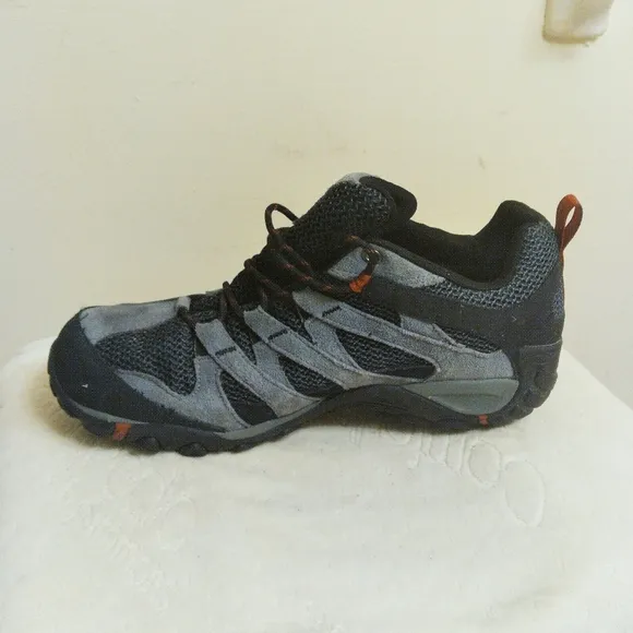 Merrell Men's Gray and Black Hiking Shoes J84279W Size 11 W