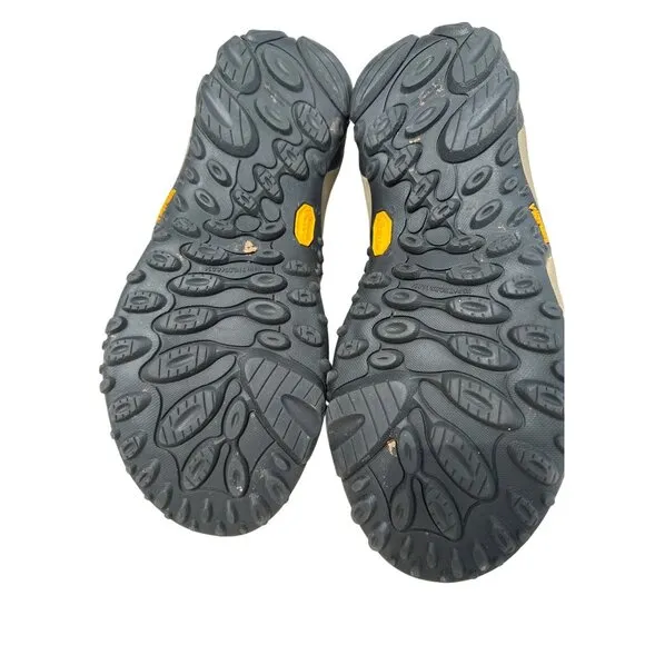 Merrell Men’s Suede Leather Outdoor Sandals Size 14 Adjustable Straps Vibram Sol