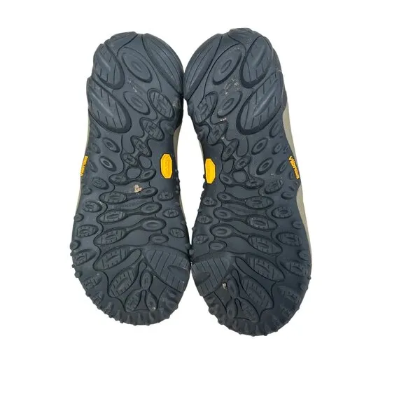 Merrell Men’s Suede Leather Outdoor Sandals Size 14 Adjustable Straps Vibram Sol