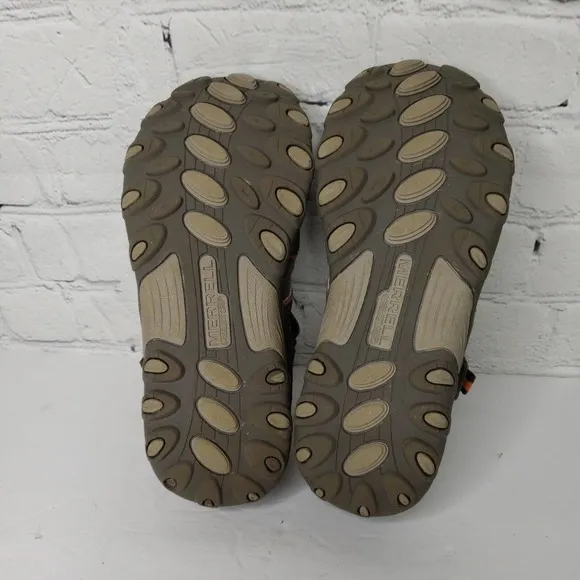 Merrell ML Hydro H20 Boys Size‎ 5M Gray Orange Hiker Outdoor Sandals