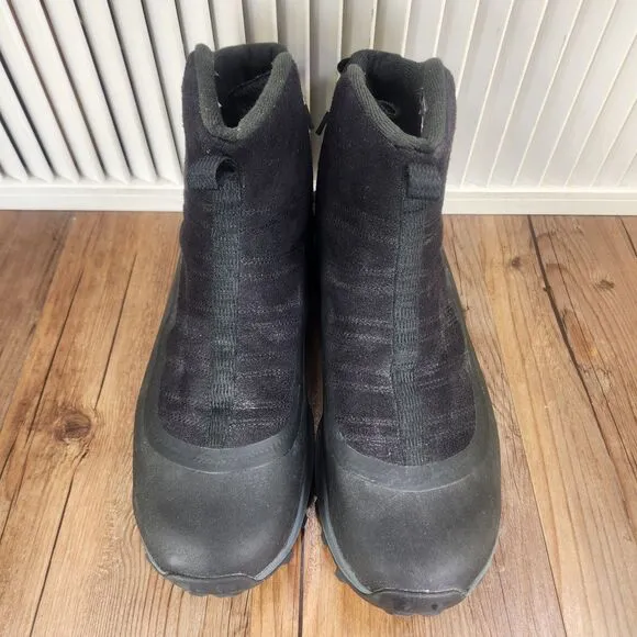 Merrell Thermo Snowdrift Zip Mid Shell Mens Sz 12 Black Insulated Boots J99843