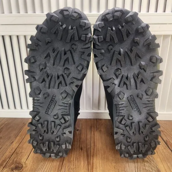 Merrell Thermo Snowdrift Zip Mid Shell Mens Sz 12 Black Insulated Boots J99843