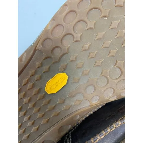 Merrell Vibram Brown Leather Sandals Men 13 Fisherman Classic vacation Outdoor