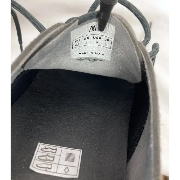 Muroexe Made in Spain Gray Vegan Comfort Shoes 9 (EUR 42)