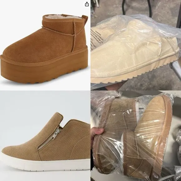 Mystery Box Women’s Shoes Size 7-11 – 4-6 Pairs – New &amp; Open box– All Seasons