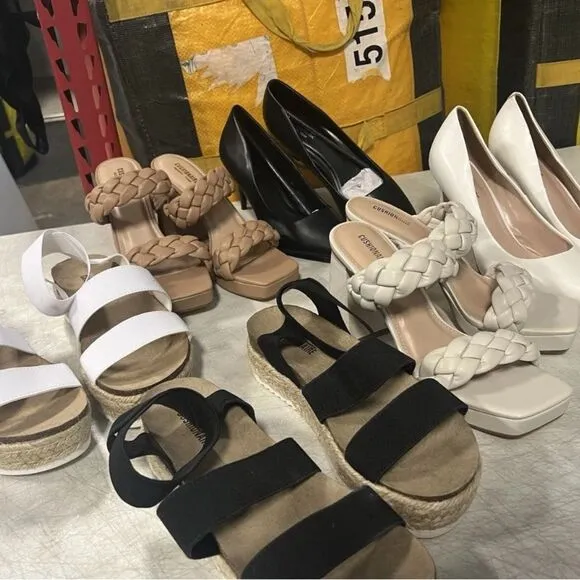 Mystery Box Women’s Shoes Size 7-11 – 4-6 Pairs – New &amp; Open box– All Seasons