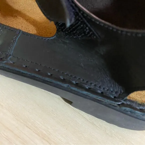 Naot Karenna Walking Sandals Black Matte Leather Comfort Outdoor Adjustable