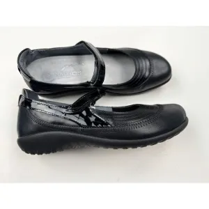NAOT Kirei Mary Jane Flats Women 40 US 9 EUC Comfort Leather Walking Shoes Black