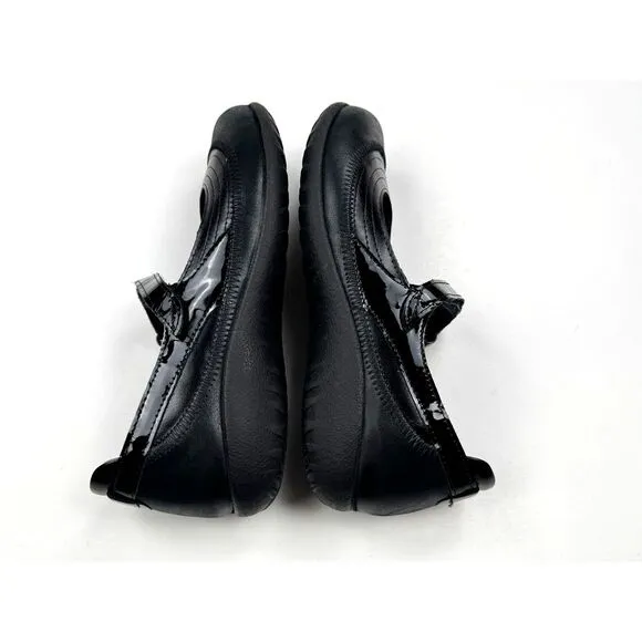 NAOT Kirei Mary Jane Flats Women 40 US 9 EUC Comfort Leather Walking Shoes Black