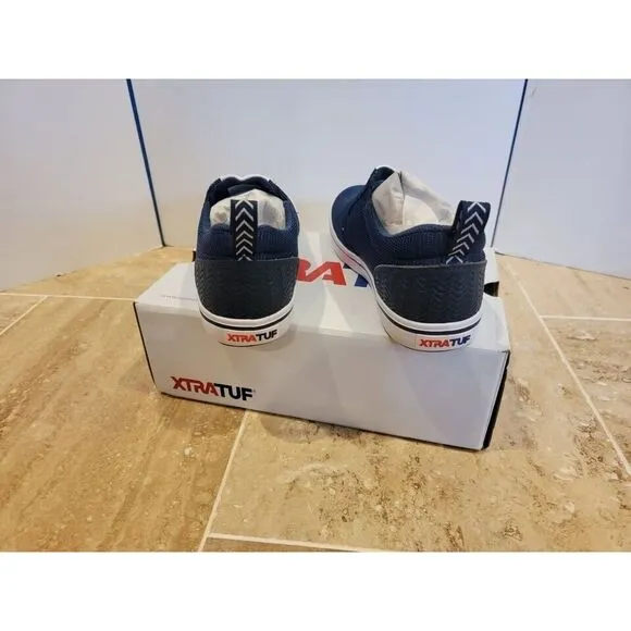 NEW 6.5 Men‎ / 8.5 Women Xtratuf Sharkbyte AM Slip On Shoes, Blue w/ box