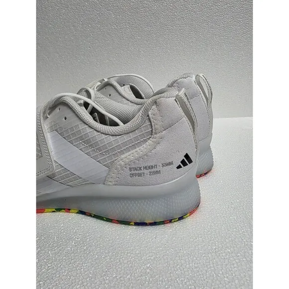 New Adidas Adipower Weightlifting 3 GYM Shoes IF0521 OFF White Men's Size 10.5