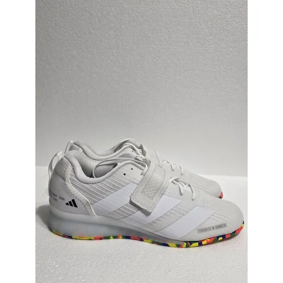 New Adidas Adipower Weightlifting 3 GYM Shoes IF0521 OFF White Men's Size 10.5