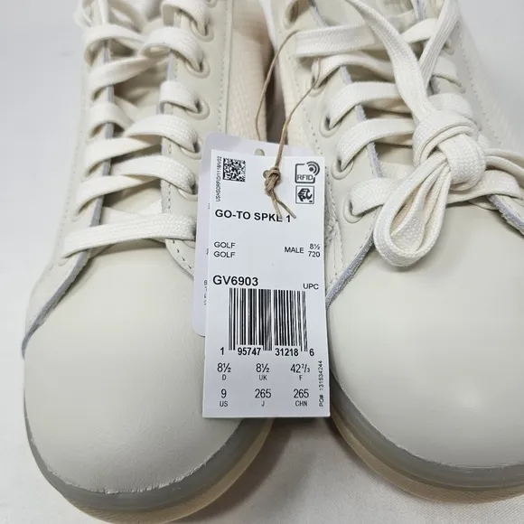 New Adidas GO-TO Spke 1‎ Spikeless Golf Shoes GV6903 Sports Men's Size 9 No Box.