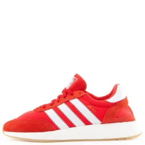 NEW ADIDAS men's i-5923 iniki running shoes in red/footwear white/gum