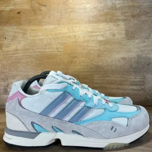 NEW Adidas Torsion Super SUEDE Womens Size 9.5 Running Shoes Sneakers Grey Mint