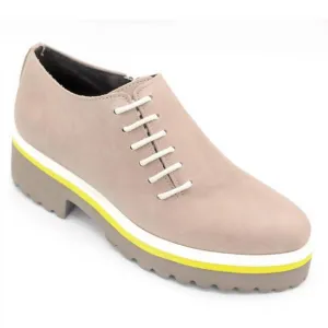 NEW ALL BLACK women's side cord shoes in grey