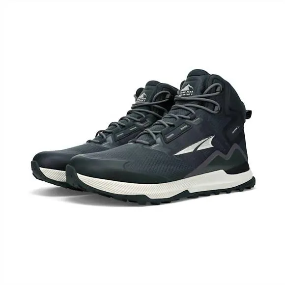 NEW ALTRA men's lone peak all weather mid 2 hiking shoes in black