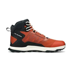 NEW ALTRA men's lone peak all weather mid 2 hiking shoes in dark clay