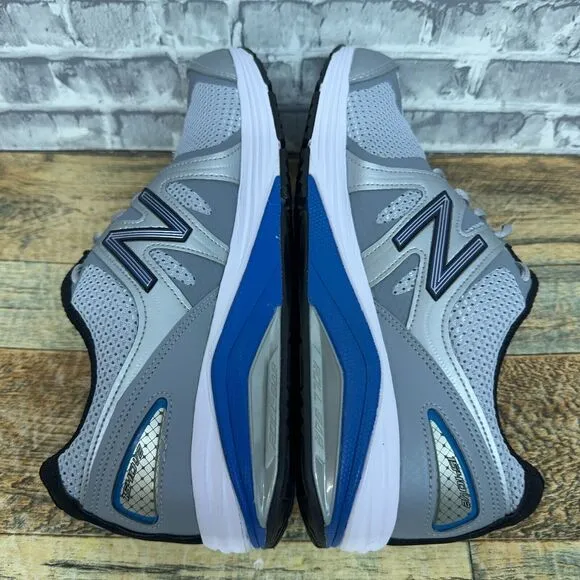 New Balance 1540 V2 Gray White Blue Walking Shoes M1540SB2 Mens Size 9‎ 4E