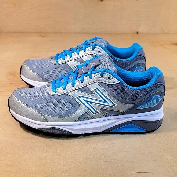 New Balance 1540v3 Encap Silver Blue Running Walking Shoes