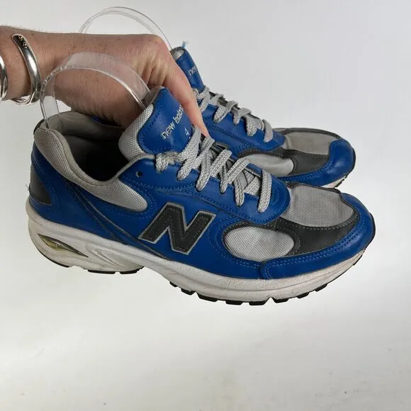 New Balance 498 Sneaker Men's 7 Blue White Mesh Lace Up Running Shoes M498RS