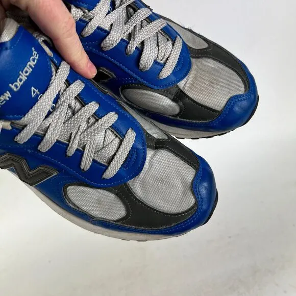 New Balance 498 Sneaker Men's 7 Blue White Mesh Lace Up Running Shoes M498RS