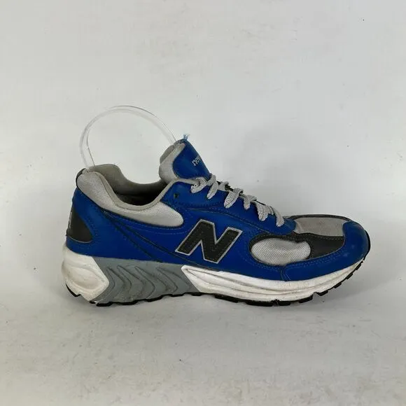 New Balance 498 Sneaker Men's 7 Blue White Mesh Lace Up Running Shoes M498RS