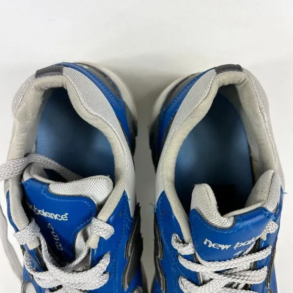 New Balance 498 Sneaker Men's 7 Blue White Mesh Lace Up Running Shoes M498RS
