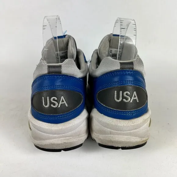 New Balance 498 Sneaker Men's 7 Blue White Mesh Lace Up Running Shoes M498RS