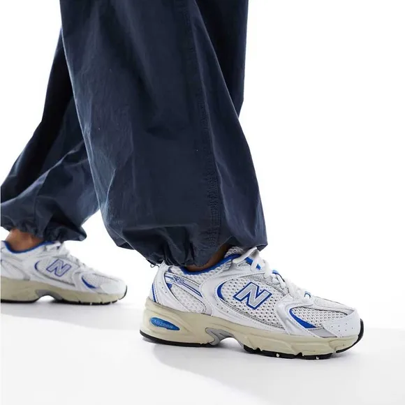 New Balance 530 Dad Sneakers Shoes White Blue Oasis | Men’s 10.5 / Women’s 12