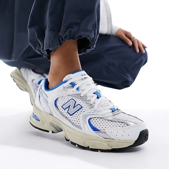 New Balance 530 Dad Sneakers Shoes White Blue Oasis | Men’s 10.5 / Women’s 12