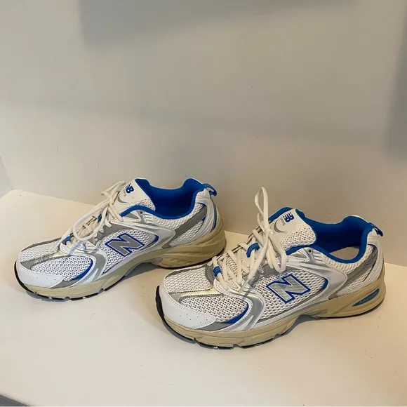 New Balance 530 Dad Sneakers Shoes White Blue Oasis | Men’s 10.5 / Women’s 12