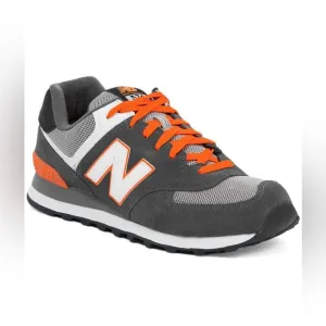 New Balance 574 Back Pack Low-top Gray/Orange Shoe/Sneaker | NEW/NEW in BOX!🧡🩶