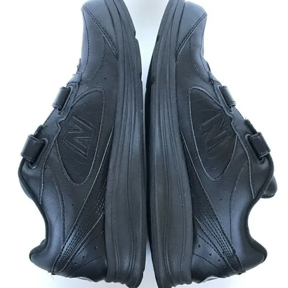 New Balance 577 Black Leather Comfort Shoes 9