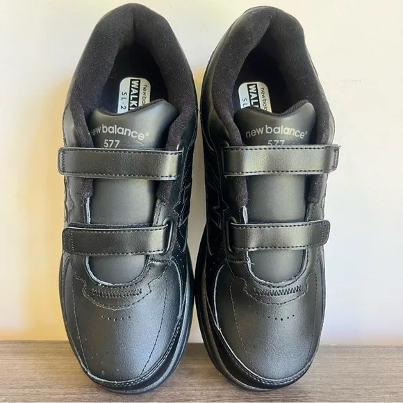 New Balance 577V1 Men's Triple Black Walking Shoe Size 8 SKU#24717