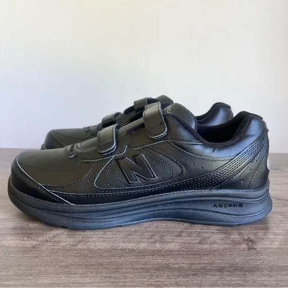 New Balance 577V1 Men's Triple Black Walking Shoe Size 8 SKU#24717