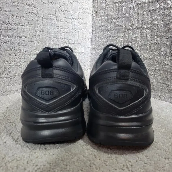 New Balance 608 Men's Size 10.5 4E Black Slip Resistant Walking Shoes MX608AB5