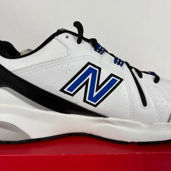 New Balance 608 White Leather Walking Shoes Men's Size 6.5