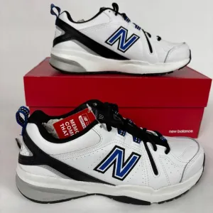 New Balance 608 White Leather Walking Shoes Men's Size 6.5