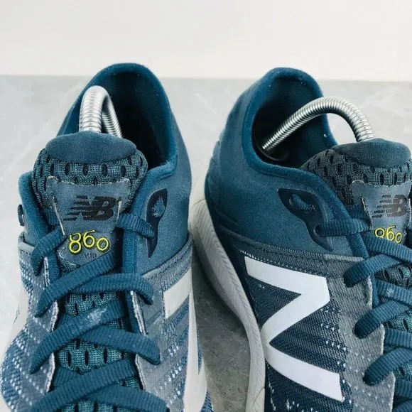 New Balance 860v10 Mens Size‎ 11.5 Shoes Blue Running Comfort Sneakers M860A10